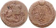 2 kopecks 1758 year