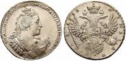 1 rouble 1733 year