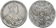 1 rouble 1738 year
