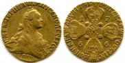10 roubles 1766 year