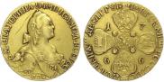 10 roubles 1766 year