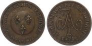 2 franks 1814 year