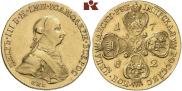 10 roubles 1762 year
