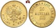 20 markkaa 1880 year