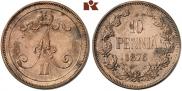 10 pennia 1876 year