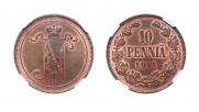 10 pennia 1911 year