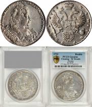 1 rouble 1733 year