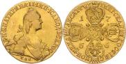10 рублей 1766 года