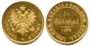 10 markkaa 1879 year