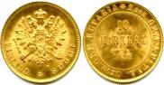 10 markkaa 1882 year