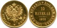10 markkaa 1905 year