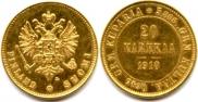 20 markkaa 1910 year