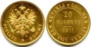 20 markkaa 1911 year