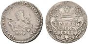 Grivennik 1741 year