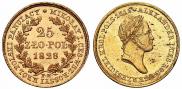 25 злотых 1828 года