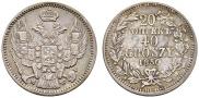 20 kopecks - 40 groszy 1850 year