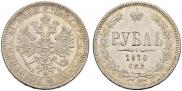 1 рубль 1870 года