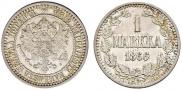 1 markka 1866 year