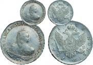 1 рубль 1751 года
