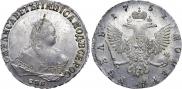 1 rouble 1751 year