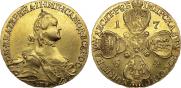 10 roubles 1764 year