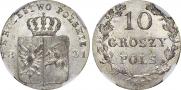 10 groszy 1831 year