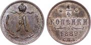 1/4 kopeck 1889 year