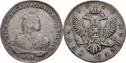 1 рубль 1751 года