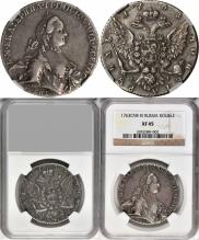 1 rouble 1763 year