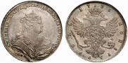 1 рубль 1738 года