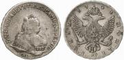 1 rouble 1744 year