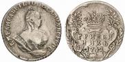 Grivennik 1742 year