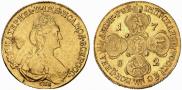 10 roubles 1782 year