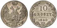 10 groszy 1840 year