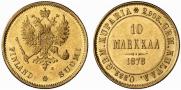 10 markkaa 1878 year