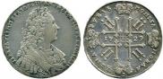 1 рубль 1729 года