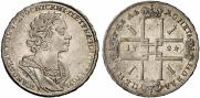 1 rouble 1724 year