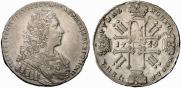 1 рубль 1729 года