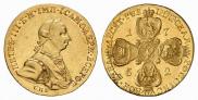 10 roubles 1762 year