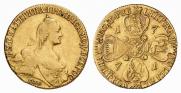 10 roubles 1771 year