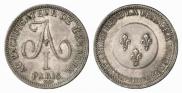 2 franks 1814 year
