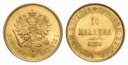 10 markkaa 1879 year