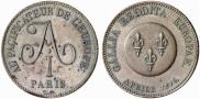 2 franks 1814 year