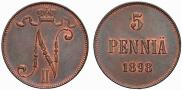5 пенни 1898 года