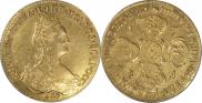 10 roubles 1781 year