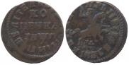 1 kopeck 1713 year