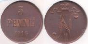 5 pennia 1916 year