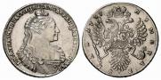 1 rouble 1737 year