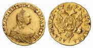 2 roubles 1756 year