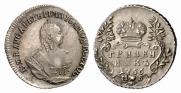Grivennik 1756 year